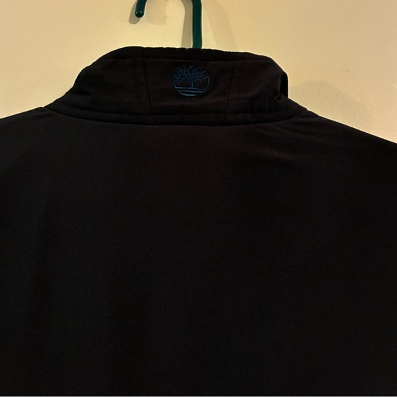 Timberland Fleece Jacket Medium Blue Black Colorblock Full Zip - Picture 6 of 13